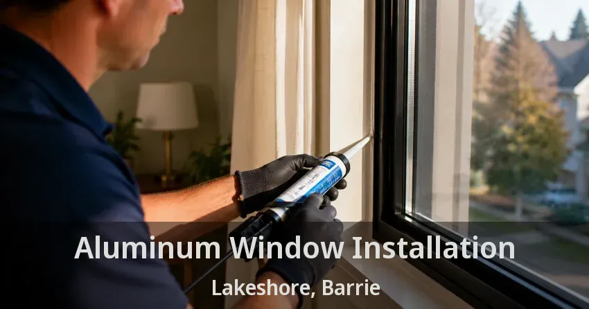 Aluminum Window Installation Lakeshore, Barrie - ON