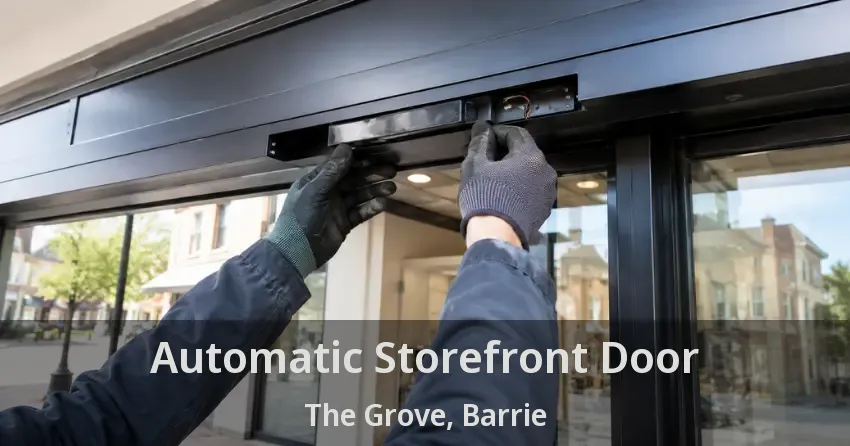 Automatic Storefront Door The Grove, Barrie - ON