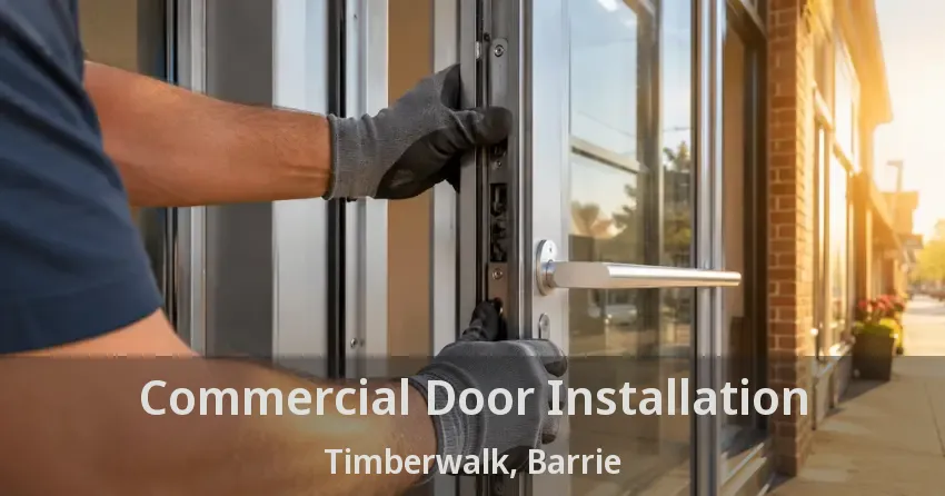 Commercial Door Installation Timberwalk, Barrie - ON