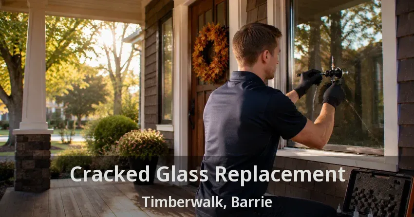 Cracked Glass Replacement Timberwalk, Barrie - ON