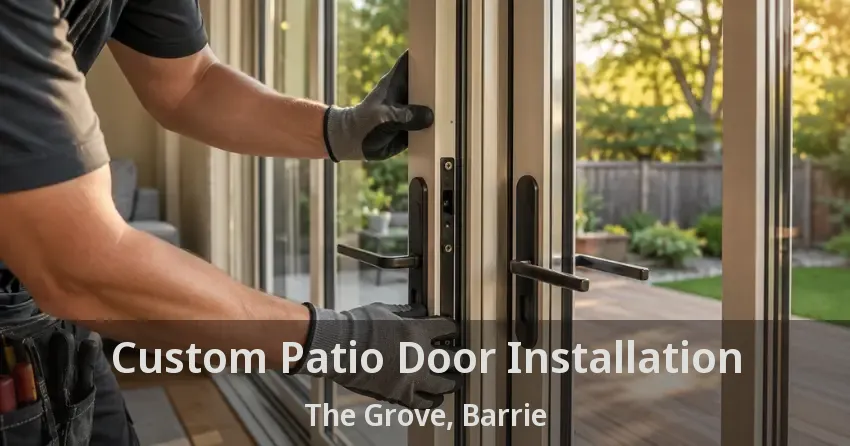 Custom Patio Door Installation The Grove, Barrie - ON