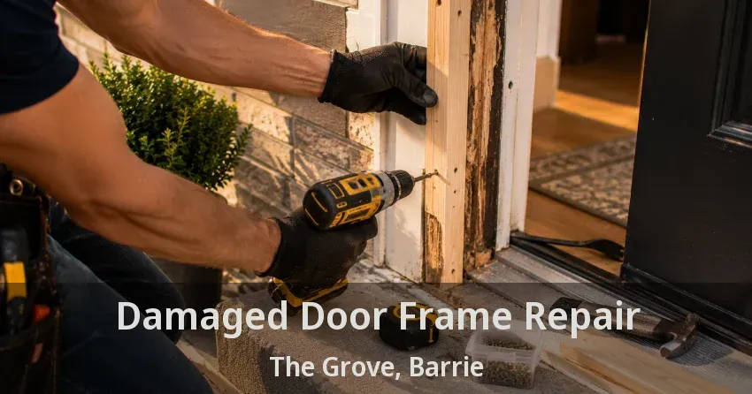 Damaged Door Frame Repair The Grove, Barrie - ON