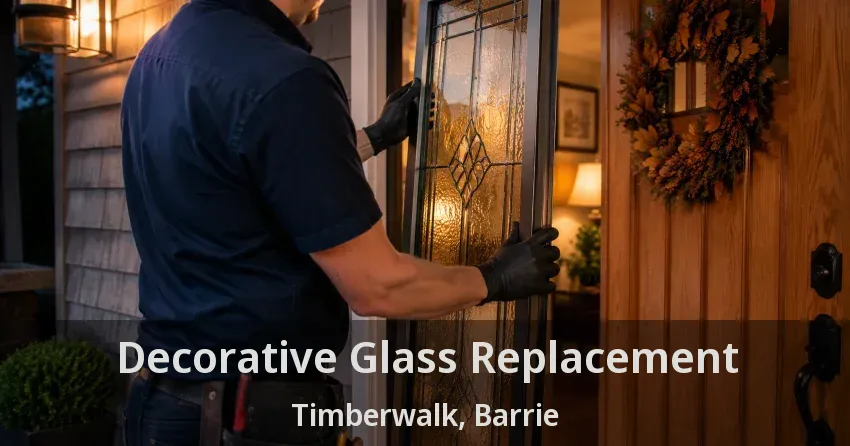 Decorative Glass Replacement Timberwalk, Barrie - ON
