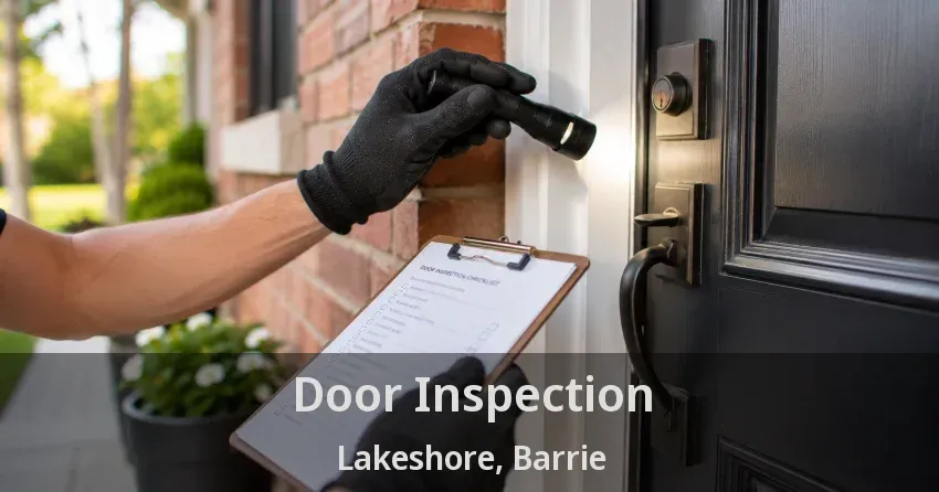 Door Inspection Lakeshore, Barrie - ON