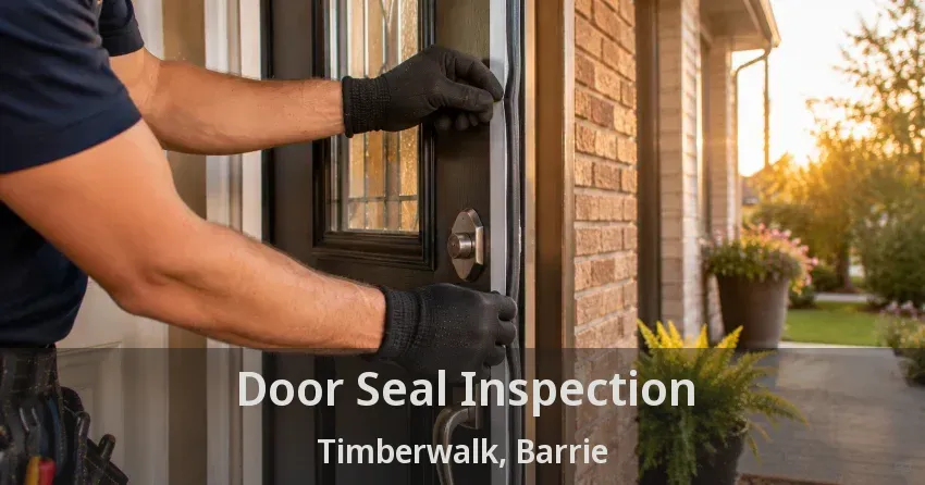 Door Seal Inspection Timberwalk, Barrie - ON