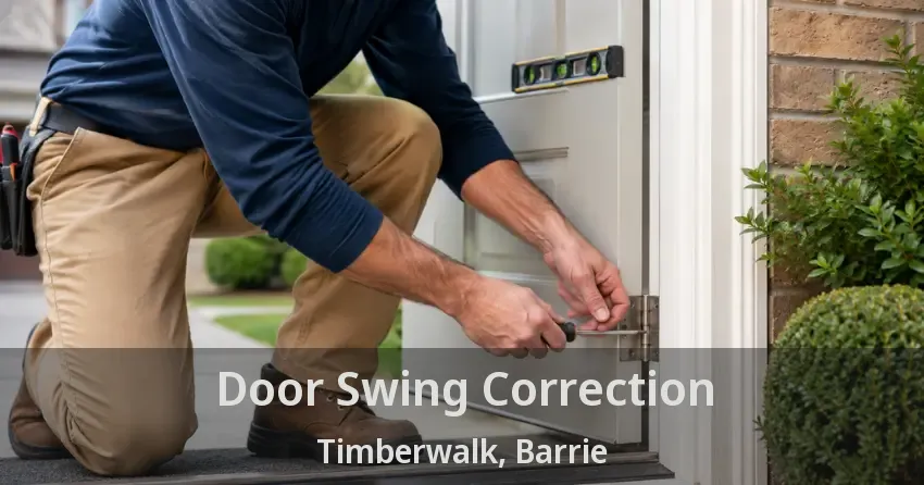Door Swing Correction Timberwalk, Barrie - ON