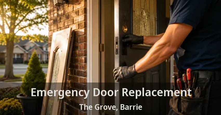 Emergency Door Replacement The Grove, Barrie - ON