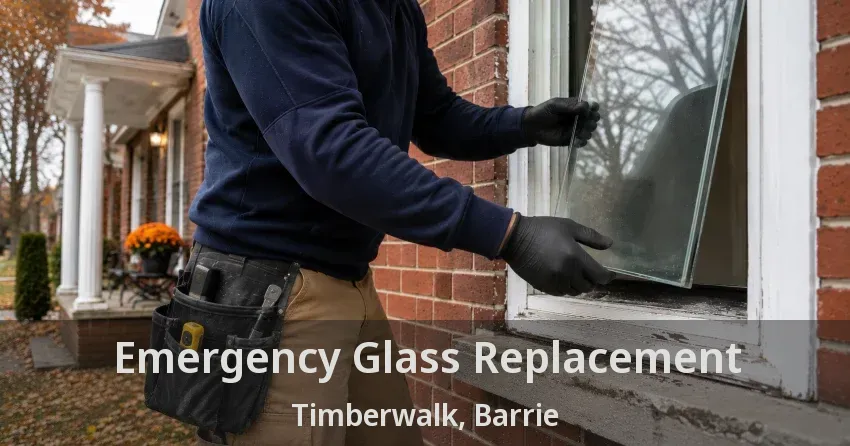Emergency Glass Replacement Timberwalk, Barrie - ON