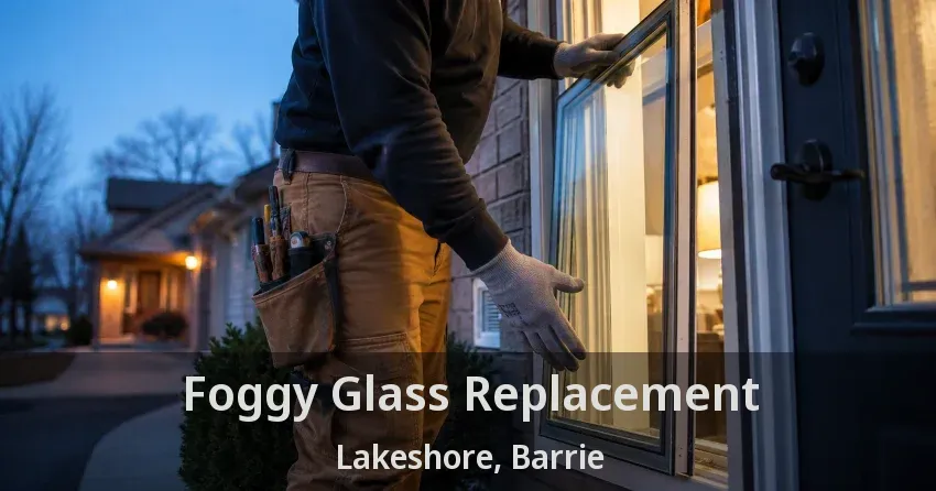 Foggy Glass Replacement Lakeshore, Barrie - ON