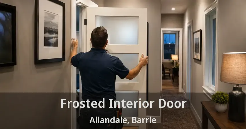 Frosted Interior Door Allandale, Barrie - ON