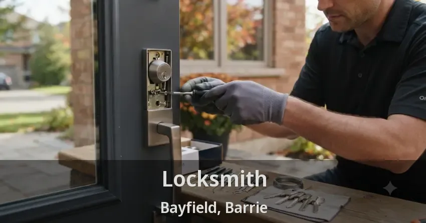 Locksmith Bayfield, Barrie - ON