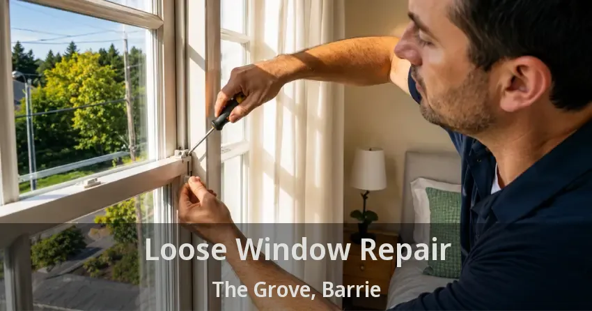 Loose Window Repair The Grove, Barrie - ON