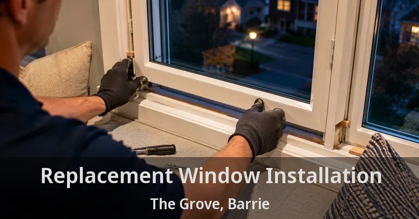 Replacement Window Installation The Grove, Barrie - ON