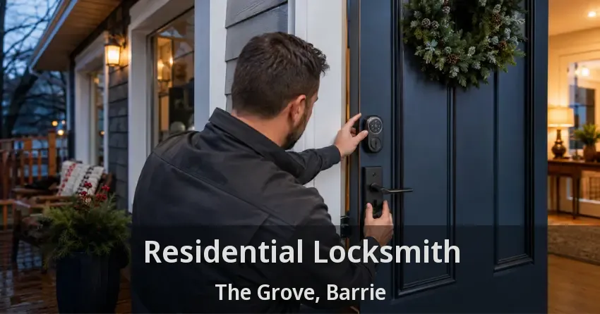 Residential Locksmith The Grove, Barrie - ON