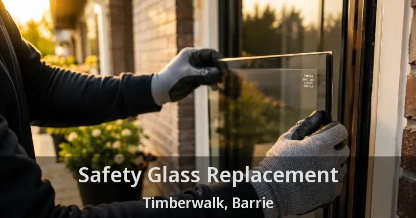 Safety Glass Replacement Timberwalk, Barrie - ON