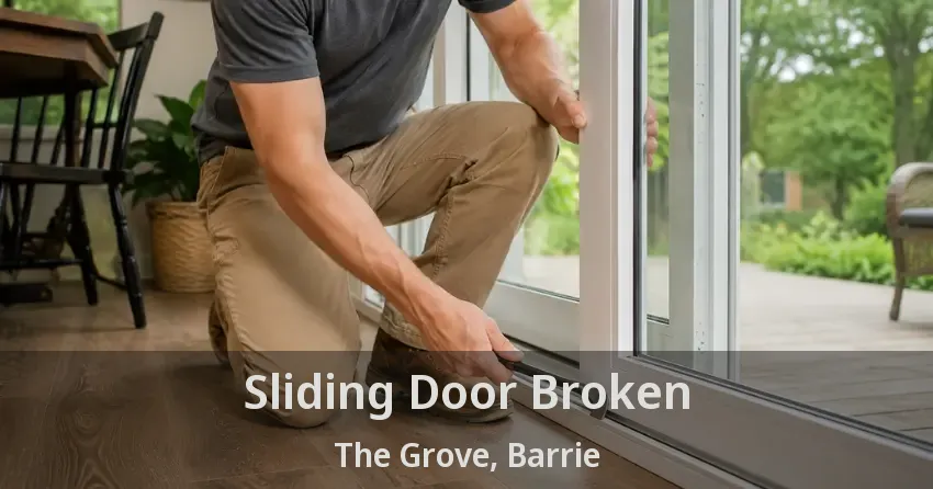 Sliding Door Broken The Grove, Barrie - ON