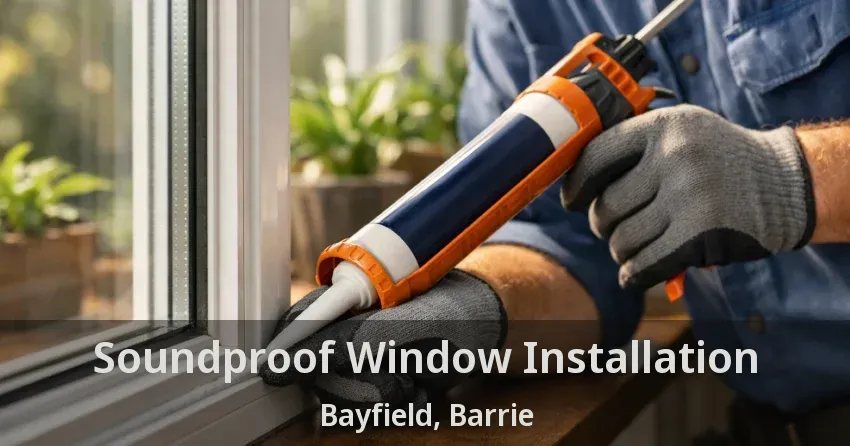 Soundproof Window Installation Bayfield, Barrie - ON