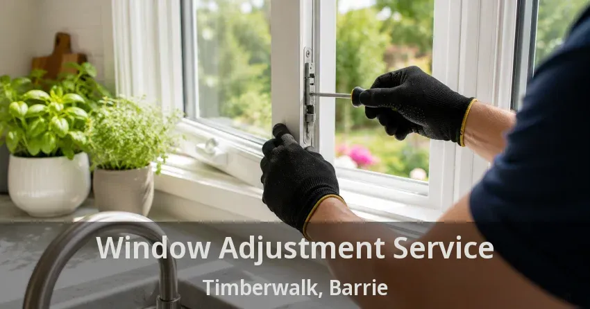 Window Adjustment Service Timberwalk, Barrie - ON