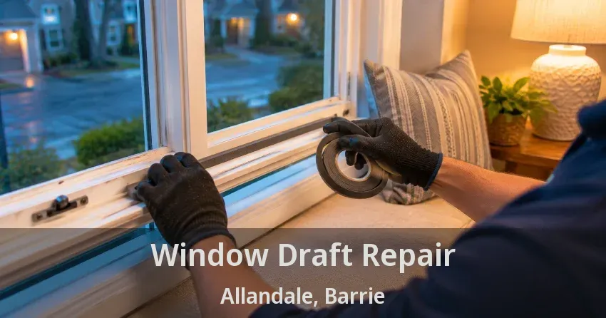 Window Draft Repair Allandale, Barrie - ON