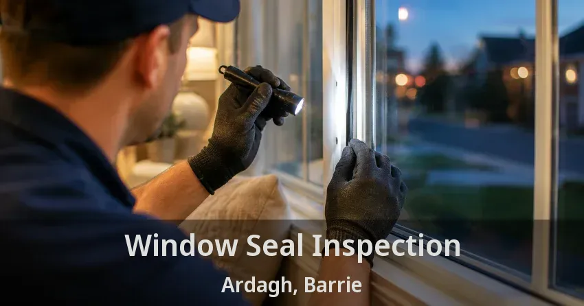 Window Seal Inspection Ardagh, Barrie - ON
