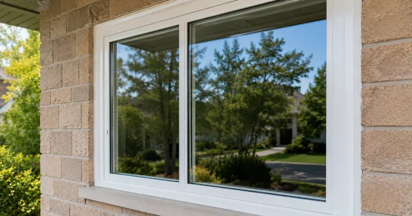 technician installing new insulated glass unit in window frame in Codrington, Barrie