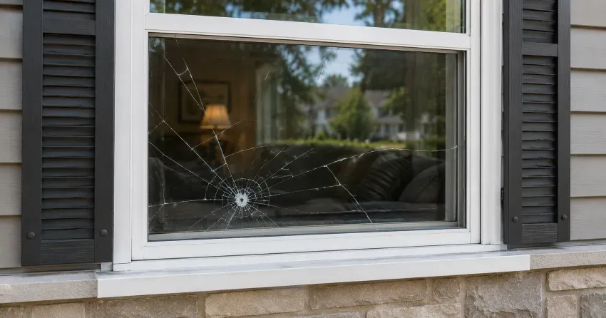 technician measuring window opening for emergency glass replacement Timberwalk, Barrie