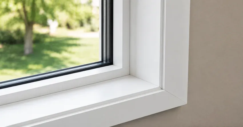 large picture window installed in a living room in Barrie